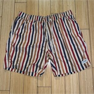 Banks Journal Men's Striped Casual Shorts/ Board Shorts Size XL
